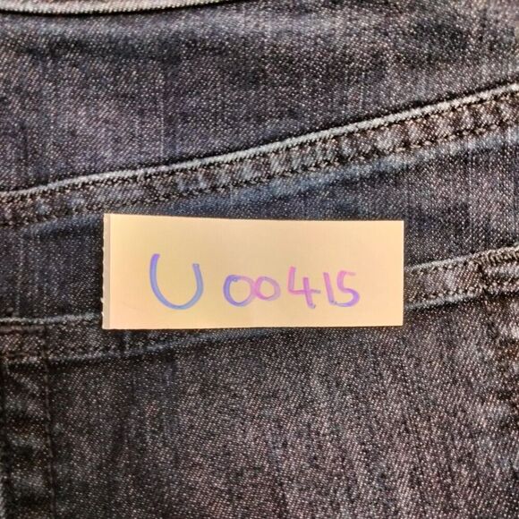 Ann Taylor LOFT Denim Skirt Womens Sz 0 Blue Dark Wash Mini Solid Casual Stretch - Picture 9 of 9